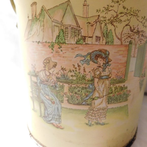 Vintage The Kate Greenaway Collection Biscuit Canister Tin - Picture 2 of 8